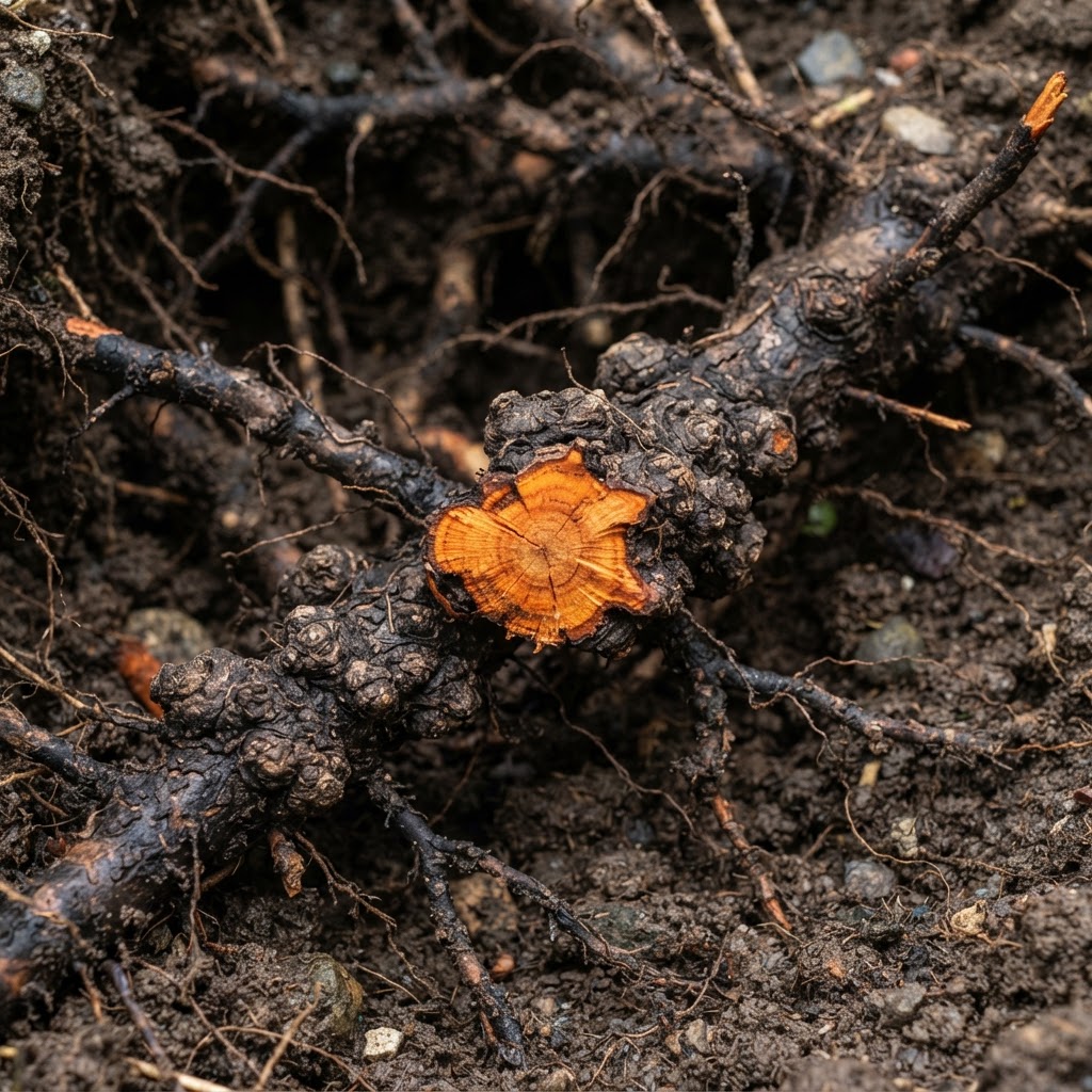 Japanese Knotweed rhizomes