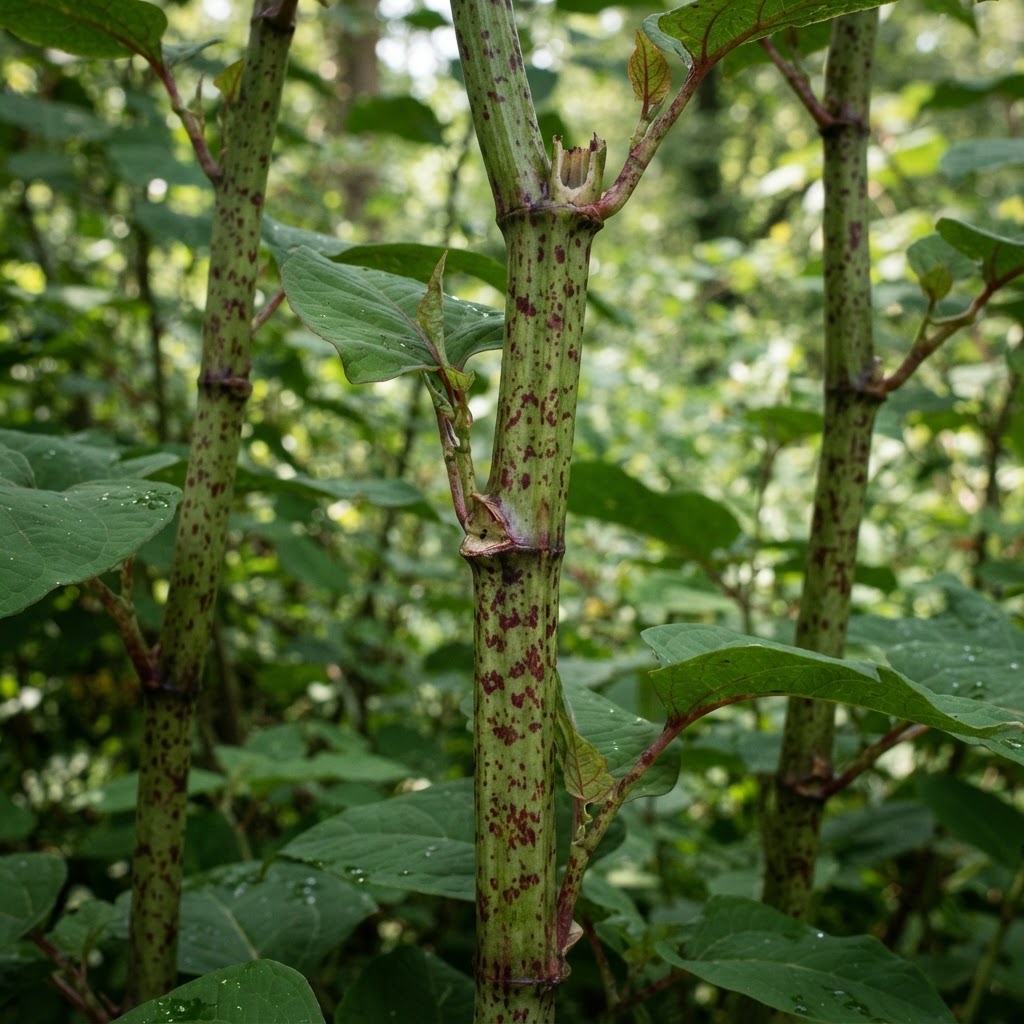 Japanese Knotweed stems