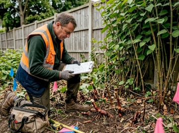 Survey before excavation prevents Japanese Knotweed spread