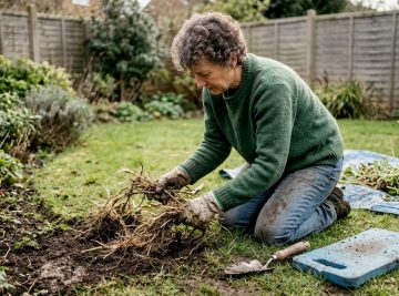 Identify & treat invasive rhizome plants without chemicals