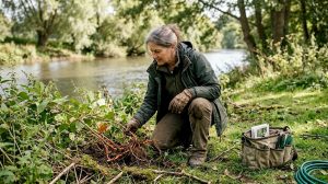 Control riverbank weeds and protect your property naturally