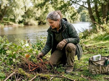 Control riverbank weeds and protect your property naturally