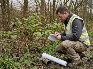 Effective habitat restoration and Knotweed control strategies